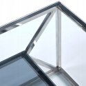 Halmar ława AURORA szkło dymiony, stal chromowana 120x60 Halmar ława AURORA szkło dymiony, stal chromowana 120x60