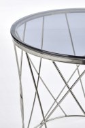 Halmar ława SELENA stelaż - stal chrom, szkło - dymiony, fi 55 Halmar ława SELENA stelaż - stal chrom, szkło - dymiony, fi 55