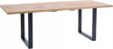 STÓŁ ROZKŁADANY VENOM 135-185 x 85 cm Halmar BLAT DĄB WOTAN laminat OBRZEŻA ABS nogi stal malowana CZARNE STÓŁ ROZKŁADANY VENOM 135-185 x 85 cm Halmar BLAT DĄB WOTAN laminat OBRZEŻA ABS nogi stal malowana CZARNE