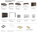 Meble Forte BELLEVUE BLQT011-N09 Ławka ze schowkiem Dąb Szlachetny/Czarny Meble Forte BELLEVUE BLQT011-N09 Ławka ze schowkiem Dąb Szlachetny/Czarny