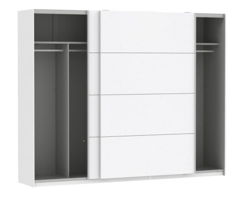 Meble Forte STARLET WHITE STPS124E1-C04 Szafa ubraniowa Biała Meble Forte STARLET WHITE STPS124E1-C04 Szafa ubraniowa Biała