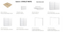 Meble Forte STARLET WHITE STPS824E1-C04 Szafa ubraniowa Biała Meble Forte STARLET WHITE STPS824E1-C04 Szafa ubraniowa Biała