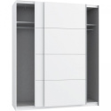 Meble Forte STARLET WHITE STPS824E1-C04 Szafa ubraniowa Biała Meble Forte STARLET WHITE STPS824E1-C04 Szafa ubraniowa Biała