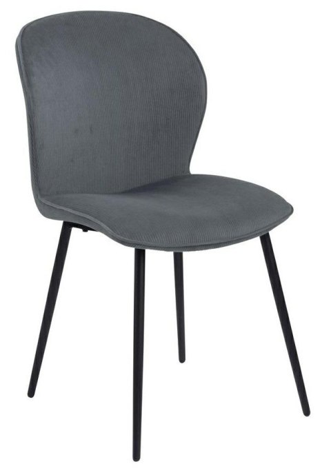 ACTONA Krzesło do jadalni, salonu Evelyn olive green - zielone oliwkowe, podstawa czarna metalowa malowan proszkowo ACTONA Krzesło do jadalni, salonu Evelyn olive green - zielone oliwkowe, podstawa czarna metalowa malowan proszkowo
