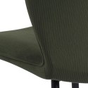 ACTONA Krzesło do jadalni, salonu Evelyn olive green - zielone oliwkowe, podstawa czarna metalowa malowan proszkowo ACTONA Krzesło do jadalni, salonu Evelyn olive green - zielone oliwkowe, podstawa czarna metalowa malowan proszkowo
