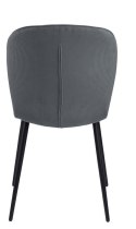 ACTONA Krzesło do jadalni, salonu Evelyn olive green - zielone oliwkowe, podstawa czarna metalowa malowan proszkowo ACTONA Krzesło do jadalni, salonu Evelyn olive green - zielone oliwkowe, podstawa czarna metalowa malowan proszkowo