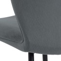 ACTONA Krzesło do jadalni, salonu Evelyn olive green - zielone oliwkowe, podstawa czarna metalowa malowan proszkowo ACTONA Krzesło do jadalni, salonu Evelyn olive green - zielone oliwkowe, podstawa czarna metalowa malowan proszkowo