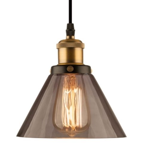 ALTAVOLA DESIGN Lampa wisząca New York Loft 1 dymiona - szklana - metalowa ALTAVOLA DESIGN Lampa wisząca New York Loft 1 dymiona - szklana - metalowa