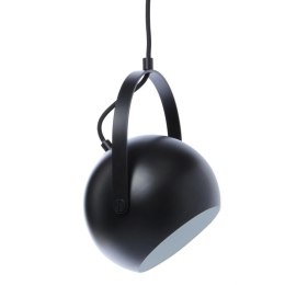 Frandsen FRANDSEN lampa wisząca BALL W/HANDLE czarny mat z ozdobnym uchwytem -czarny kabel 200 cm