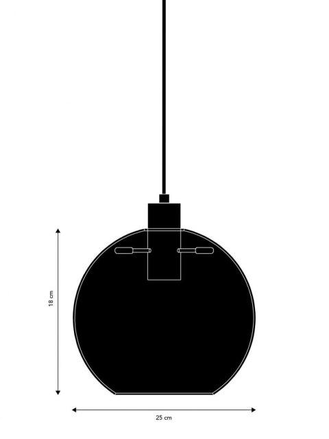Frandsen FRANDSEN lampa wisząca KYOTO okrągła - ciemno szara - przydymione szkoło - lustrzane odbicie Frandsen FRANDSEN lampa wisząca KYOTO okrągła - ciemno szara - przydymione szkoło - lustrzane odbicie