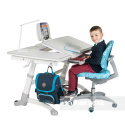 Fun Desk biurko regulowane Amare Grey Biały/Szary dla dziecka od 5 do 16 lat