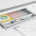 Fun Desk biurko regulowane Amare Grey Biały/Szary dla dziecka od 5 do 16 lat Fun Desk biurko regulowane Amare Grey Biały/Szary dla dziecka od 5 do 16 lat