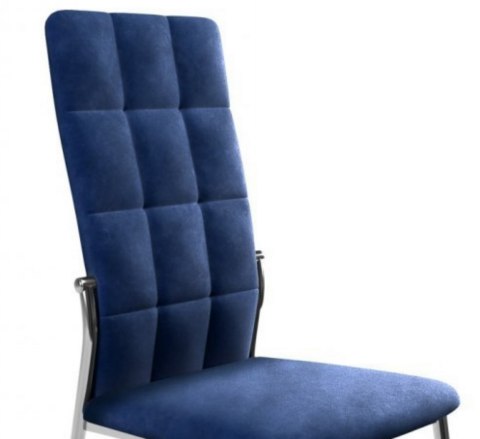 Halmar K416 krzesło do jadalni granatowy velvet stelaż metal Halmar K416 krzesło do jadalni granatowy velvet stelaż metal
