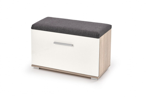 Halmar LIMA ST2 szafka na buty MDF laminat obrzeża ABS połysk biały/dąb sonoma Halmar LIMA ST2 szafka na buty MDF laminat obrzeża ABS połysk biały/dąb sonoma