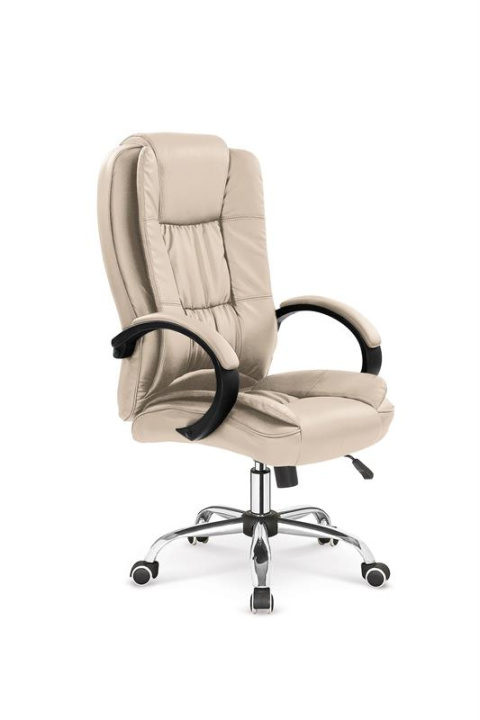 FOTEL OBROTOWY TILT GABINETOWY RELAX Halmar REGULOWANA WYSOKOŚĆ BEŻOWY EKOSKÓRA FOTEL OBROTOWY TILT GABINETOWY RELAX Halmar REGULOWANA WYSOKOŚĆ BEŻOWY EKOSKÓRA