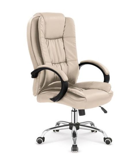 FOTEL OBROTOWY TILT GABINETOWY RELAX Halmar REGULOWANA WYSOKOŚĆ BEŻOWY EKOSKÓRA FOTEL OBROTOWY TILT GABINETOWY RELAX Halmar REGULOWANA WYSOKOŚĆ BEŻOWY EKOSKÓRA