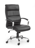 Halmar TEKSAS fotel obrotowy gabinetowy czarny - skóra/ PVC TILT Halmar TEKSAS fotel obrotowy gabinetowy czarny - skóra/ PVC TILT