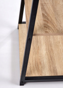 Halmar biurko B44 MDF fornir dąb sonoma/czarny stal malowana 120x60 Halmar biurko B44 MDF fornir dąb sonoma/czarny stal malowana 120x60