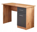 BIURKO PROSTE ELMO DĄB WOTAN / ANTRACYT PŁYTA LAMINOWANA 120x55 Halmar BIURKO PROSTE ELMO DĄB WOTAN / ANTRACYT PŁYTA LAMINOWANA 120x55 Halmar