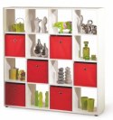 REGAŁ OTWARTY CABOTO 16 Halmar BIAŁY płyta meblowa laminowana 139x33 DO SALONU POKOJU DLA DZIECKA REGAŁ OTWARTY CABOTO 16 Halmar BIAŁY płyta meblowa laminowana 139x33 DO SALONU POKOJU DLA DZIECKA