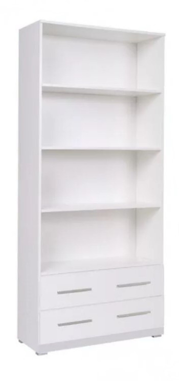REGAŁ otwarty Z SZUFLADAMI LIMA REG3 Halmar BIAŁY połysk PŁYTA laminowana obrzeża ABS REGAŁ otwarty Z SZUFLADAMI LIMA REG3 Halmar BIAŁY połysk PŁYTA laminowana obrzeża ABS
