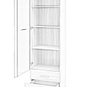 Halmar witryna LIMA W-1 biały połysk, płyta laminowana obrzeża ABS, szkło Halmar witryna LIMA W-1 biały połysk, płyta laminowana obrzeża ABS, szkło
