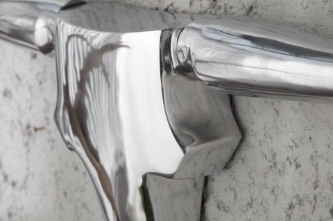 Invicta Interior INVICTA poroże BULL 120 cm - ozdoba ścienna - aluminium Invicta Interior INVICTA poroże BULL 120 cm - ozdoba ścienna - aluminium