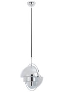 King Home Lampa wisząca sufitowa VARIA chrom - stal nierdzewna - ruchomy klosz King Home Lampa wisząca sufitowa VARIA chrom - stal nierdzewna - ruchomy klosz