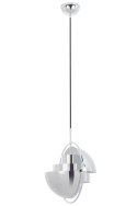 King Home Lampa wisząca sufitowa VARIA chrom - stal nierdzewna - ruchomy klosz King Home Lampa wisząca sufitowa VARIA chrom - stal nierdzewna - ruchomy klosz