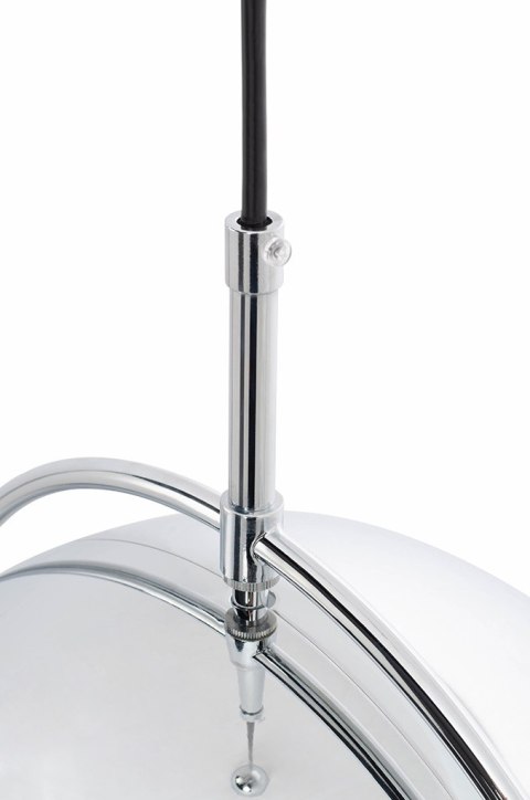 King Home Lampa wisząca sufitowa VARIA chrom - stal nierdzewna - ruchomy klosz King Home Lampa wisząca sufitowa VARIA chrom - stal nierdzewna - ruchomy klosz
