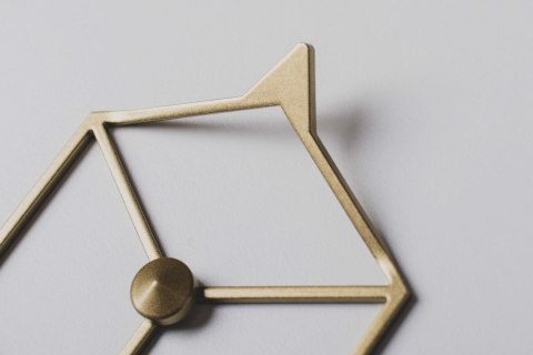 POLYHEDRA Wieszak Stiga XS Gold - geometryczny wieszak ścienny POLYHEDRA Wieszak Stiga XS Gold - geometryczny wieszak ścienny