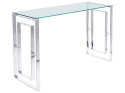 SIGNAL KONSOLKA ALLURE C SZKŁO HARTOWANE TRANSPARENTNY/SREBRNY STAL NIERDZEWNA 120X40 SIGNAL KONSOLKA ALLURE C SZKŁO HARTOWANE TRANSPARENTNY/SREBRNY STAL NIERDZEWNA 120X40