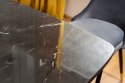 STÓŁ CYRYL I MDF + SZKŁO HARTOWANE CZARNY EFEKT KAMIENIA CZARNY / ZŁOTY METAL STLEAŻ 140X80 SIGNAL STÓŁ CYRYL I MDF + SZKŁO HARTOWANE CZARNY EFEKT KAMIENIA CZARNY / ZŁOTY METAL STLEAŻ 140X80 SIGNAL