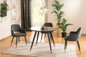 SIGNAL STÓŁ CYRYL II MDF + szkło hartowane CZARNY EFEKT KAMIENIA / CZARNO-ZŁOTY STELAŻ METAL FI 100 SIGNAL STÓŁ CYRYL II MDF + szkło hartowane CZARNY EFEKT KAMIENIA / CZARNO-ZŁOTY STELAŻ METAL FI 100