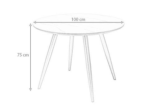 STÓŁ IDEAL OKRĄGŁY SIGNAL BLAT MDF SZKŁO EFEKT MARMURU/ CZARNY MAT STELAŻ METAL fi100 DO KUCHNI JADALNI SALONU STÓŁ IDEAL OKRĄGŁY SIGNAL BLAT MDF SZKŁO EFEKT MARMURU/ CZARNY MAT STELAŻ METAL fi100 DO KUCHNI JADALNI SALONU