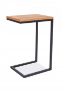 SIGNAL STOLIK PROSTOKĄTNY LARGO C MDF+ OKLEINA NATURALNA DĄB/ STELAŻ CZARNY METAL 30X40 SIGNAL STOLIK PROSTOKĄTNY LARGO C MDF+ OKLEINA NATURALNA DĄB/ STELAŻ CZARNY METAL 30X40