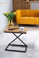 SIGNAL STOLIK ŁAWA LIZ II MDF + OKLEINA NATURALNA DĄB/ STELAŻ CZARNY METAL 30X50 SIGNAL STOLIK ŁAWA LIZ II MDF + OKLEINA NATURALNA DĄB/ STELAŻ CZARNY METAL 30X50
