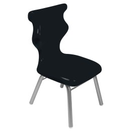 Ergonomiczne krzesło szkolne Classic rozmiar 1 czarny - dobre krzesło stacjonarne do biurka, ławki, szkoły, sali konferencyjnej dla dzieci i dla dorosłych 