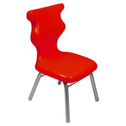 Ergonomiczne krzesło szkolne Classic rozmiar 1 czerwony - dobre krzesło stacjonarne do biurka, ławki, szkoły, sali konferencyjnej dla dzieci i dla dorosłych 