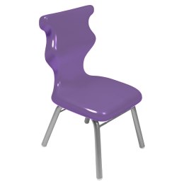 Ergonomiczne krzesło szkolne Classic rozmiar 1 fioletowy - dobre krzesło stacjonarne do biurka, ławki, szkoły, sali konferencyjnej dla dzieci i dla dorosłych 