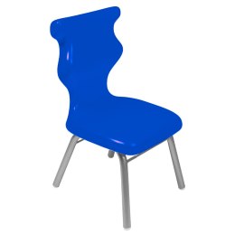 Ergonomiczne krzesło szkolne Classic rozmiar 1 niebieski - dobre krzesło stacjonarne do biurka, ławki, szkoły, sali konferencyjnej dla dzieci i dla dorosłych 