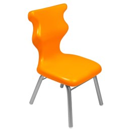 Ergonomiczne krzesło szkolne Classic rozmiar 1 pomarańczowy - dobre krzesło stacjonarne do biurka, ławki, szkoły, sali konferencyjnej dla dzieci i dla dorosłych 