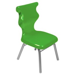 Ergonomiczne krzesło szkolne Classic rozmiar 1 zielony - dobre krzesło stacjonarne do biurka, ławki, szkoły, sali konferencyjnej dla dzieci i dla dorosłych 