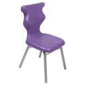 Ergonomiczne krzesło szkolne Classic rozmiar 2 fioletowy - dobre krzesło stacjonarne do biurka, ławki, szkoły, sali konferencyjnej dla dzieci i dla dorosłych Ergonomiczne krzesło szkolne Classic rozmiar 2 fioletowy - dobre krzesło stacjonarne do biurka, ławki, szkoły, sali konferencyjnej dla dzieci i dla dorosłych