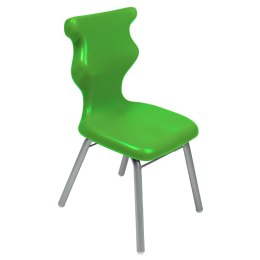 Ergonomiczne krzesło szkolne Classic rozmiar 2 zielony - dobre krzesło stacjonarne do biurka, ławki, szkoły, sali konferencyjnej dla dzieci i dla dorosłych 