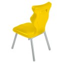 Ergonomiczne krzesło szkolne Classic rozmiar 2 żółty - dobre krzesło stacjonarne do biurka, ławki, szkoły, sali konferencyjnej dla dzieci i dla dorosłych Ergonomiczne krzesło szkolne Classic rozmiar 2 żółty - dobre krzesło stacjonarne do biurka, ławki, szkoły, sali konferencyjnej dla dzieci i dla dorosłych
