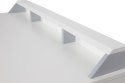BIURKO Z SZUFLADĄ do pracowni pokoju młodzieżowego Skans Intesi BIAŁE dąb - blat laminowany MDF nogi BUKOWE lakierowane BIURKO Z SZUFLADĄ do pracowni pokoju młodzieżowego Skans Intesi BIAŁE dąb - blat laminowany MDF nogi BUKOWE lakierowane