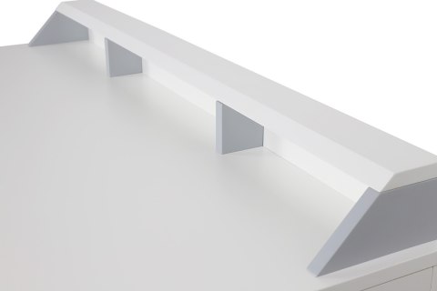 BIURKO Z SZUFLADĄ do pracowni pokoju młodzieżowego Skans Intesi BIAŁE dąb - blat laminowany MDF nogi BUKOWE lakierowane BIURKO Z SZUFLADĄ do pracowni pokoju młodzieżowego Skans Intesi BIAŁE dąb - blat laminowany MDF nogi BUKOWE lakierowane