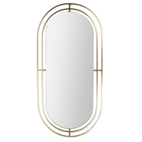 Intesi Lustro Avec złote owalne - metalowa rama art deco Intesi Lustro Avec złote owalne - metalowa rama art deco