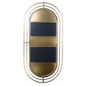 Intesi Lustro Avec złote owalne - metalowa rama art deco Intesi Lustro Avec złote owalne - metalowa rama art deco